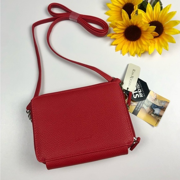 Kim Rogers Red Crossbody - Picture 2 of 3
